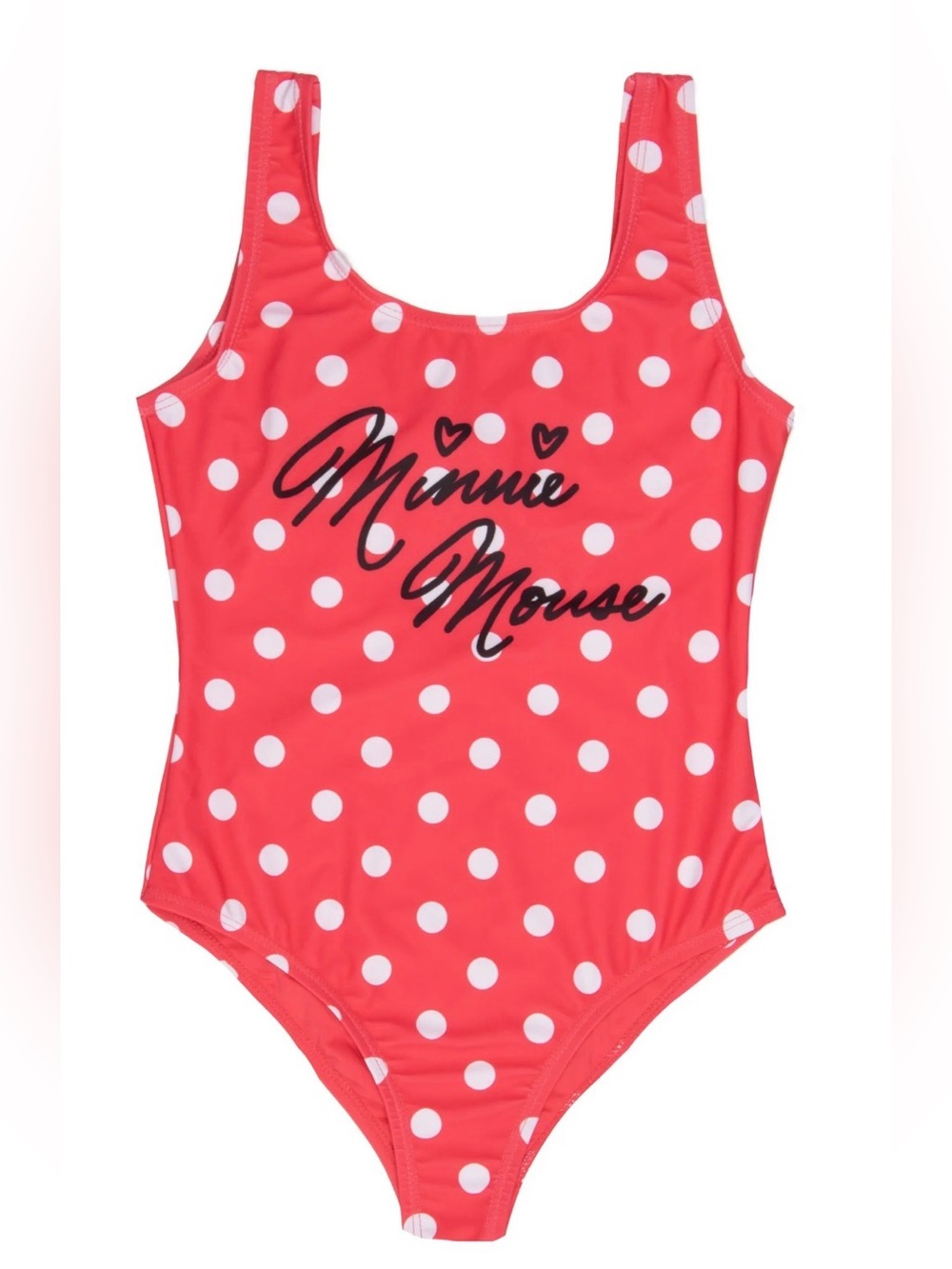 NWT-Disney 3T OR 4 Minnie Mouse Toddler Girl’s One-Piece Polka-Dot Swimsuit